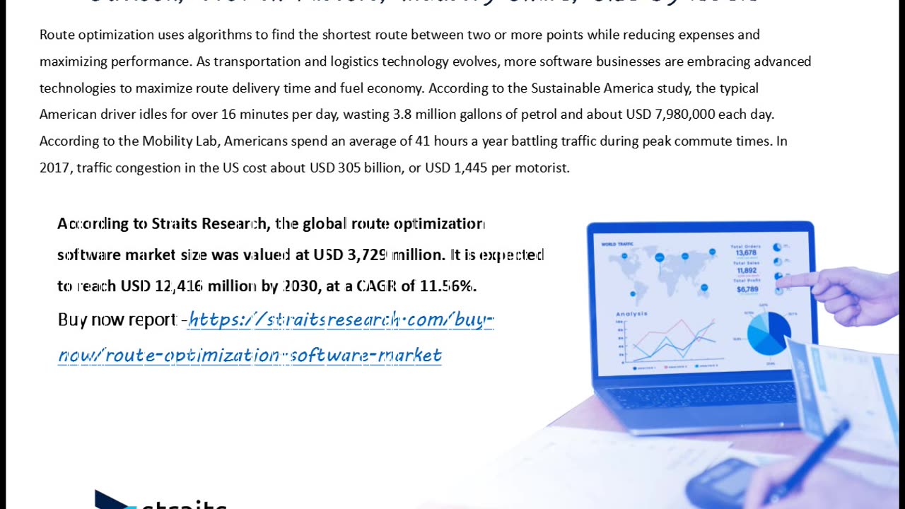 Route Optimization Software Market to Grow at 11.56% CAGR by 2032 | Straits Research