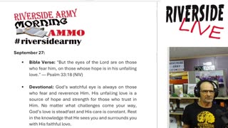 Riverside Morning Ammo Daily Devotional 9.27.25