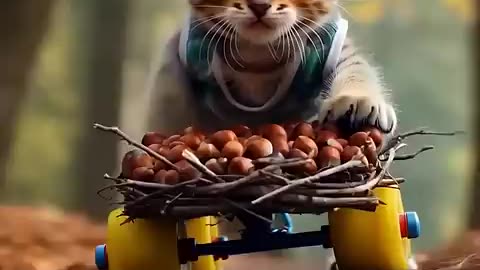 Viral: AI meow meow meow #ai #aicat #animated #kitten