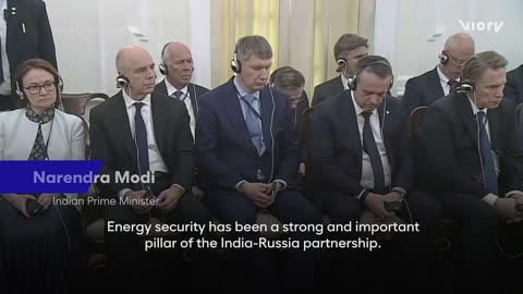 Modi says energy security important part of Russian-Indian partnership