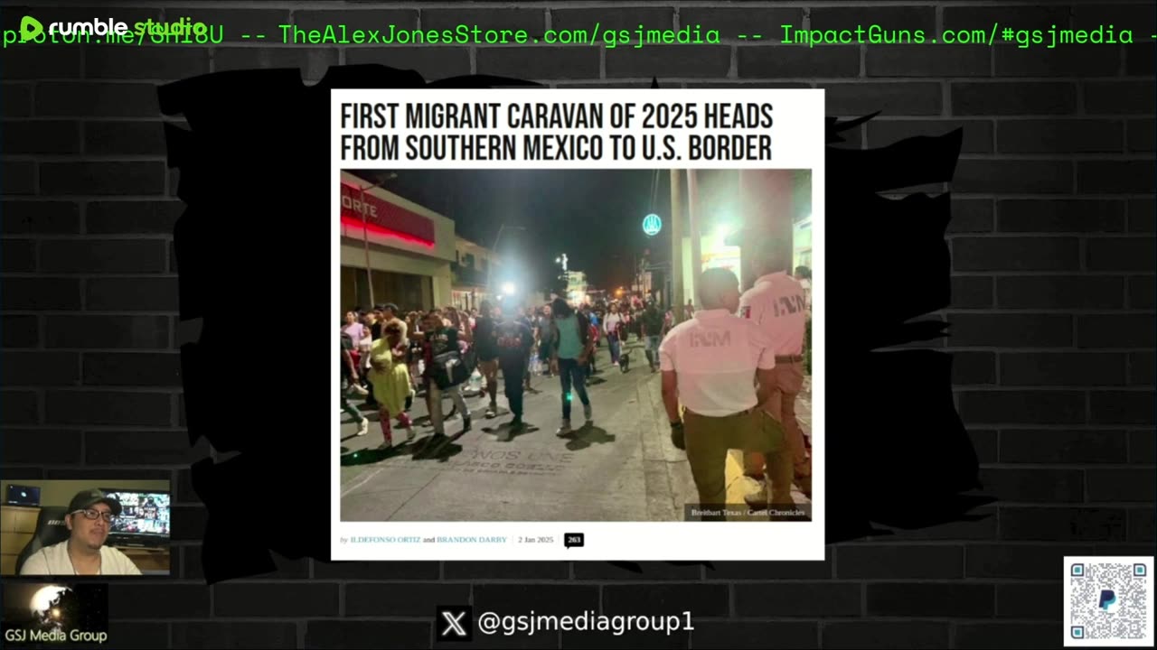 First Migrant Caravan of 2025 Headed to US Southern Border