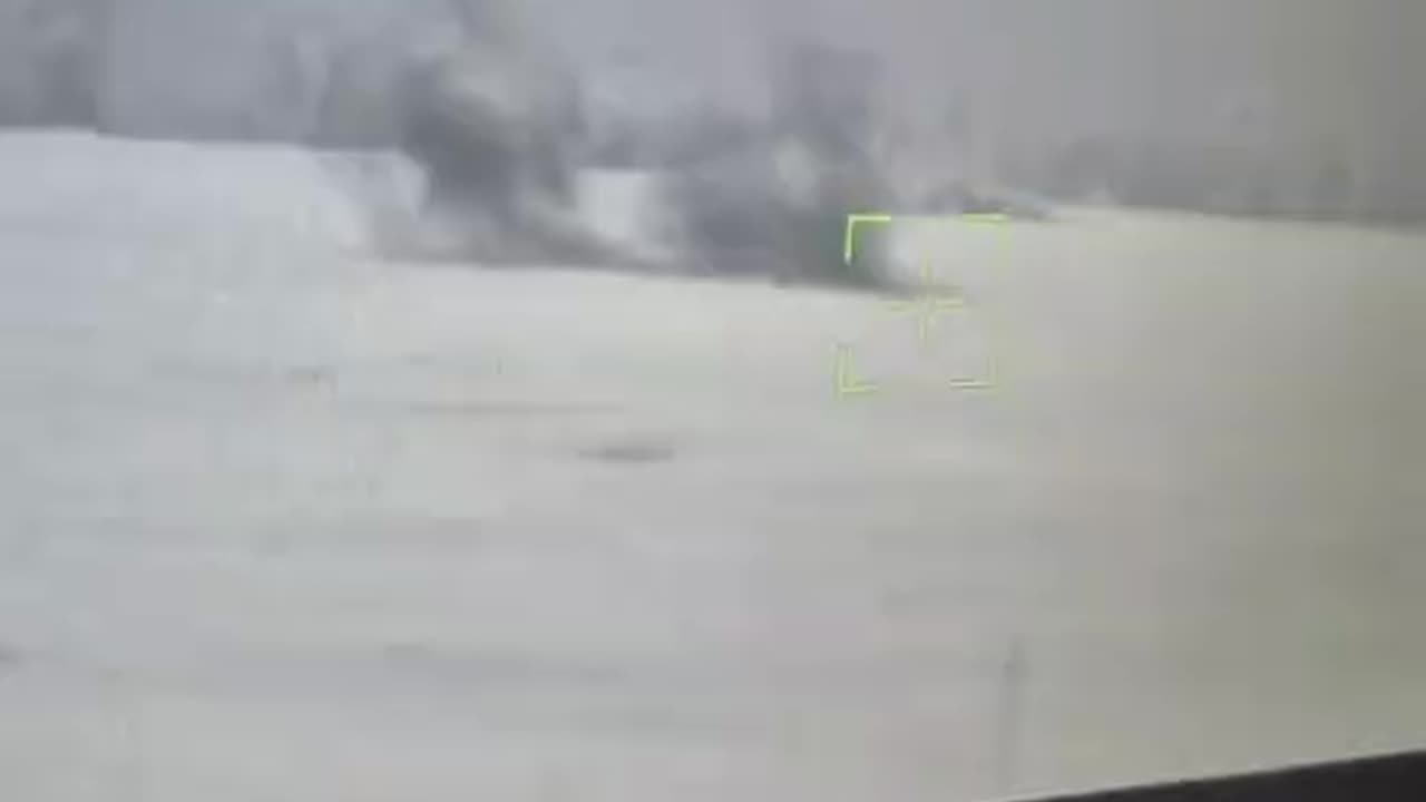 Remote Guided ATGM Slams into Russian Infantry Group