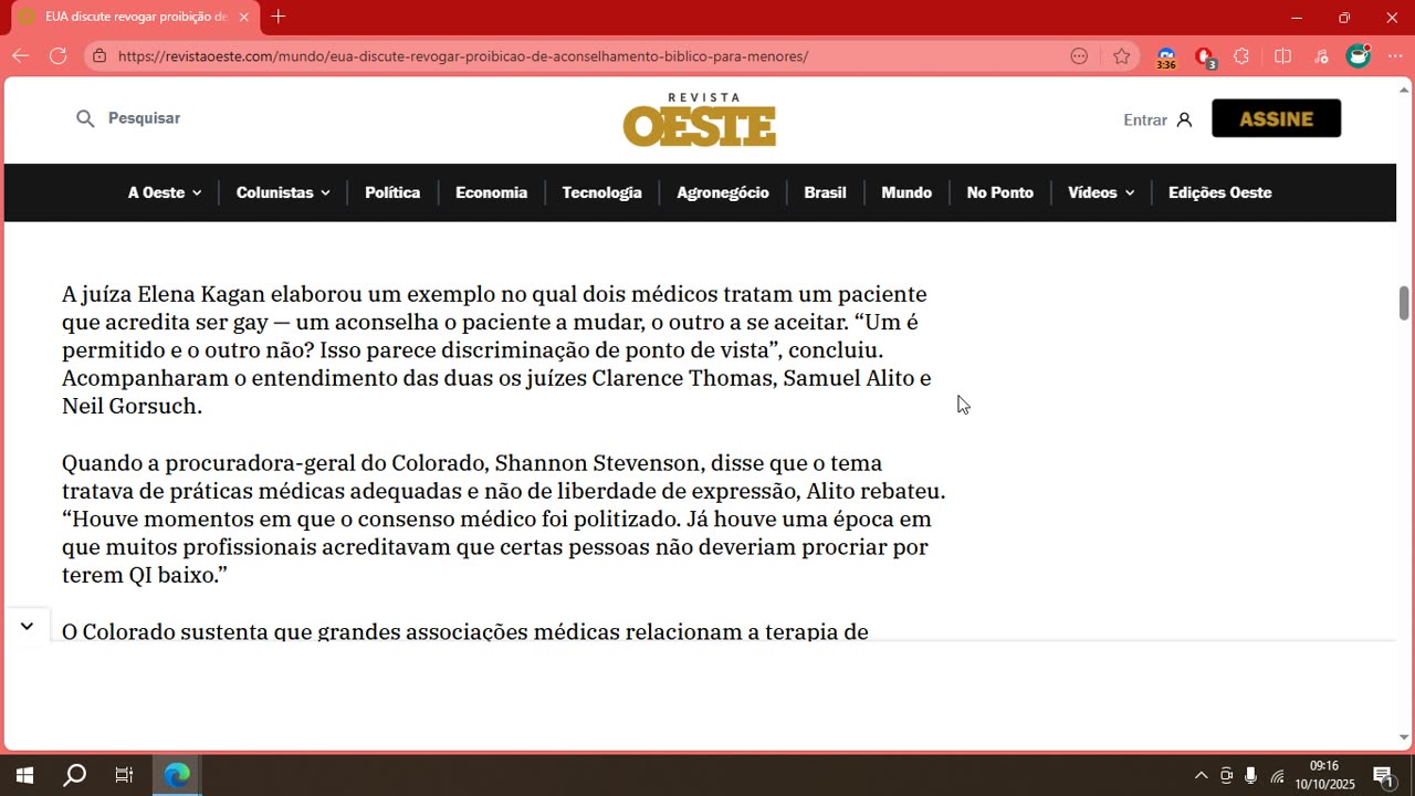 EUA discute revogar proibição de aconselhamento cristão.mp4