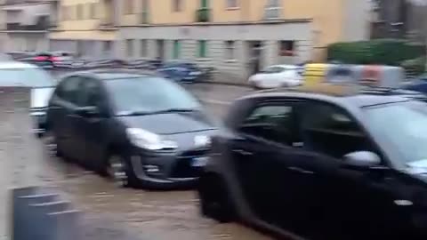 Firenze - MALTEMPO. BOMBA D'ACQUA, ALLAGAMENTI SU STRADE E DISAGI (28.01.25)