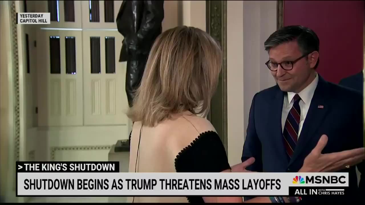 Rep. Madeleine Dean confronts House Speaker Johnson over Trump's speech to generals