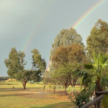 Double Rainbow Springtime Australia