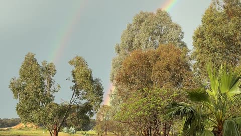 Double Rainbow Springtime Australia