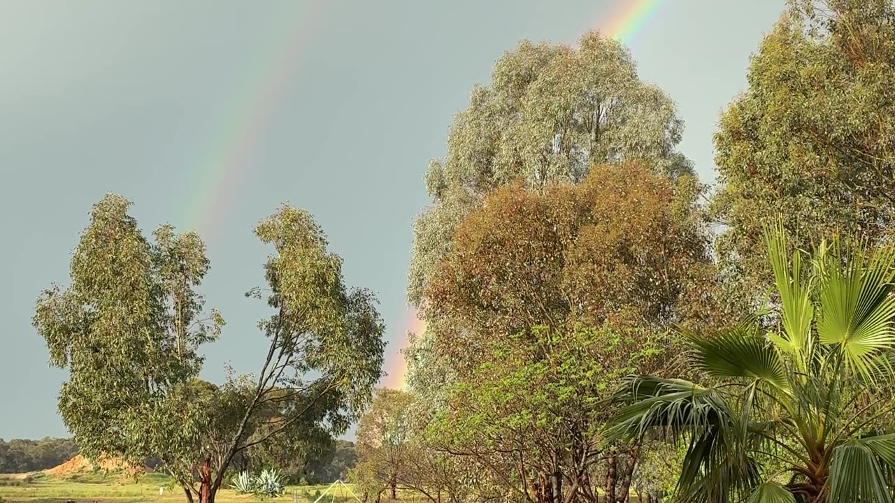 Double Rainbow Springtime Australia