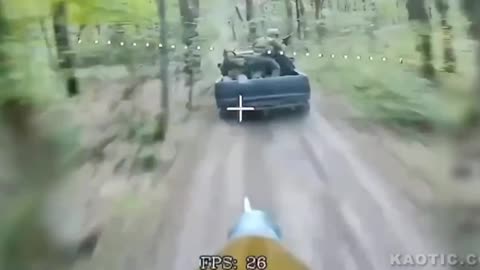 Right in the ass The Ukrainian got his ass ripped apart by a Russian drone