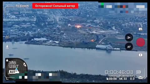 Russians is hitting Kherson with MLRS…