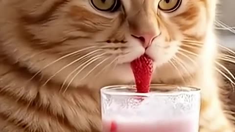 I Show How To Make Strawberry Yakult
