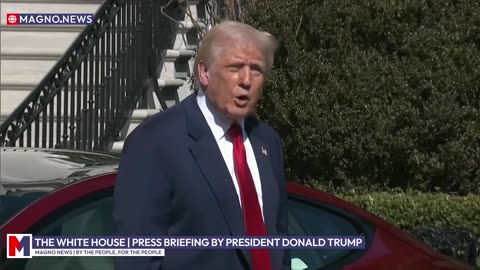 President Trump and Elon Musk talk about DOGE, Tariffs, Tesla on The White House Lawn [LIVE]