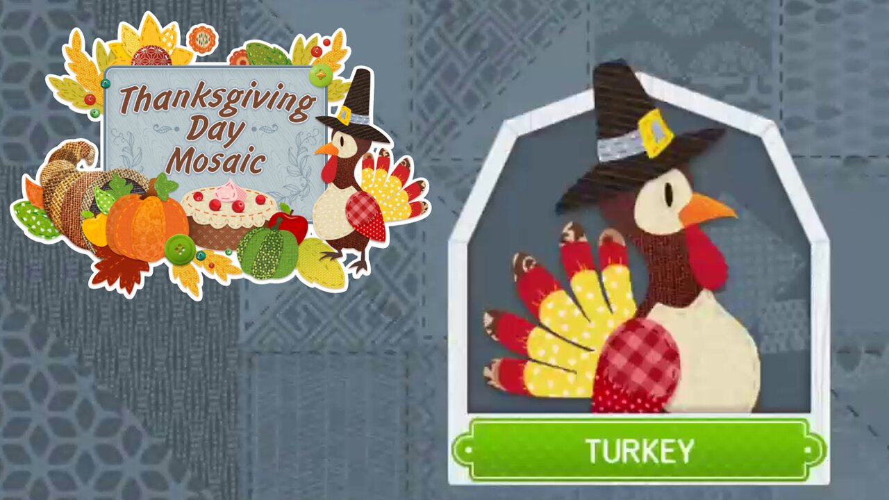Thanksgiving Day Mosaic (Steam) - Location 1: Turkey in a Hat