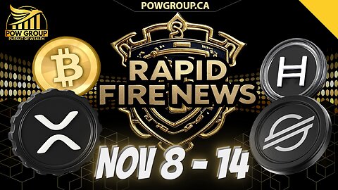 Crypto News Weekly Recap & Rapid Fire Updates (November 8 - 14, 2025)