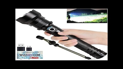 Rechargeable LED Flashlights High Lumens 990000 Lumens Super Bright Flashlight with 5 Review