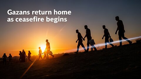 Gazans return home as ceasefire begins