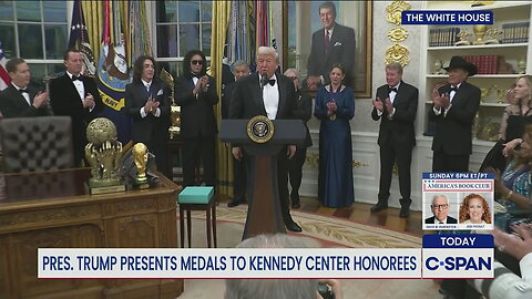 Trump Honors The 2025 Kennedy Center Recipients With A Newly-Designed Medallion