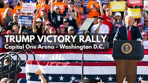 Trump D.C. Victory Rally LIVE NOW | TikTok is BACK!?