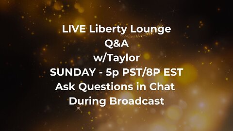 Liberty Lounge LIVE ~ The Simple Steps to Get Involved In Your Local Government & Why It's Time!