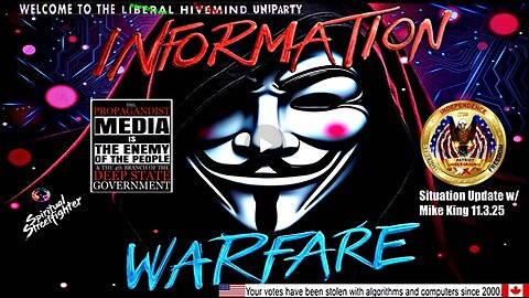 Patriot Underground - Situation Update w/ Mike King (11.3.25 @ 9PM EDT)