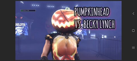 Pumpkinhead vs. Becky Lynch WWE 2K22