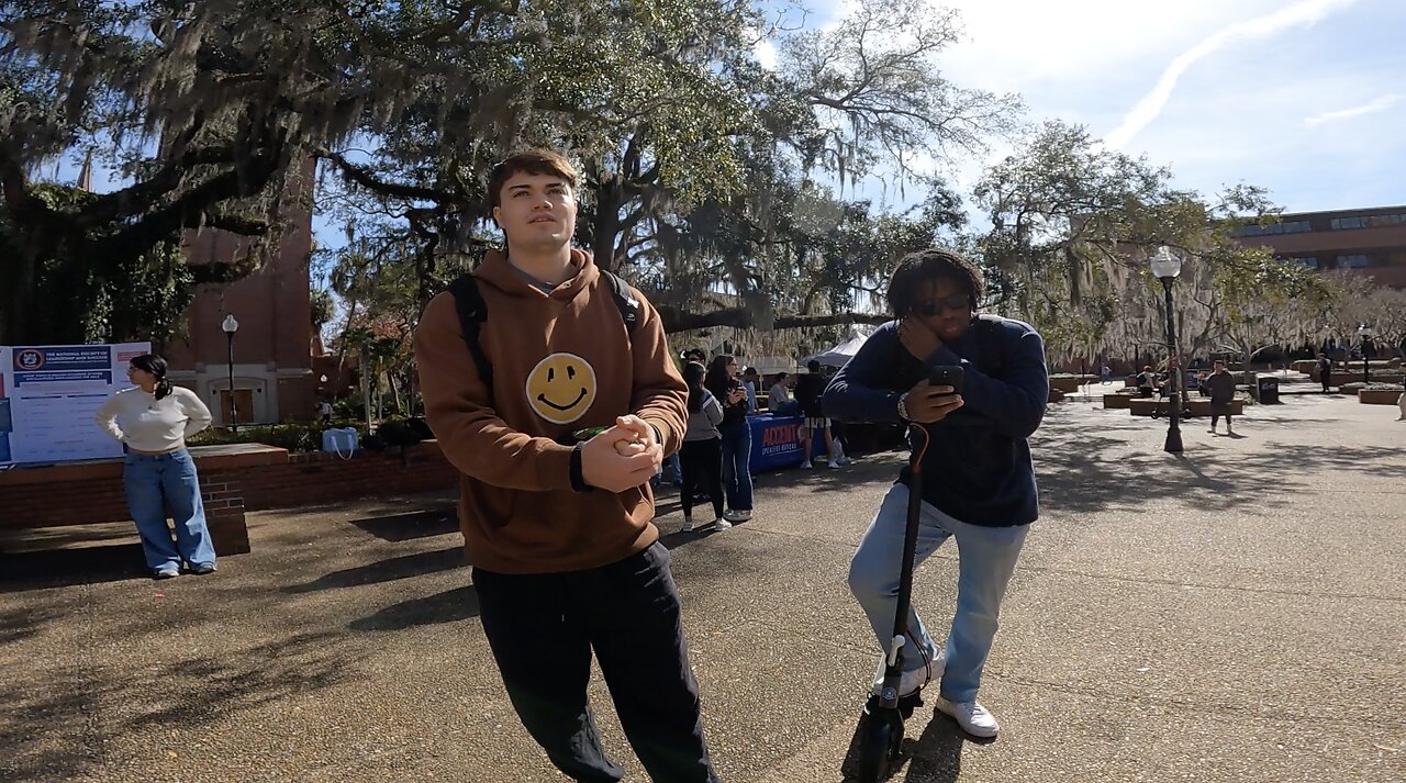 University of Florida: Humble Christian Asks About My Preaching Methods, Homosexual Waves Trans Flag In Front of Me, I Contend With A Talmudic Jew About the Messiah, Preaching to Hundreds and Hundreds The Gospel of Jesus Christ