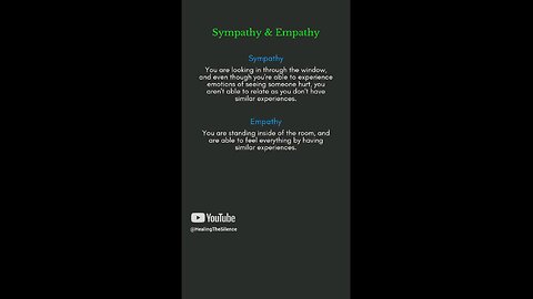 Sympathy & Empathy