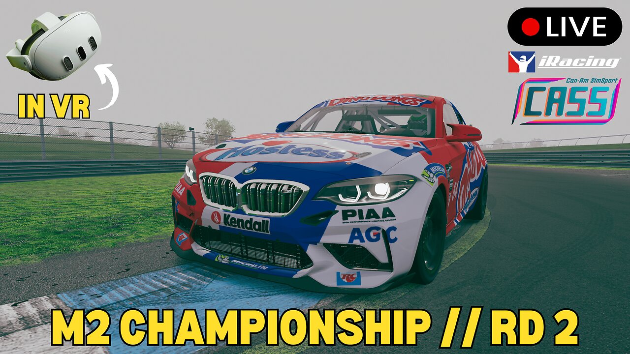 🔴 LIVE - ROUND 2 OF THE CASS M2 CHAMPIONSHIP - SANDOWN IN VR!