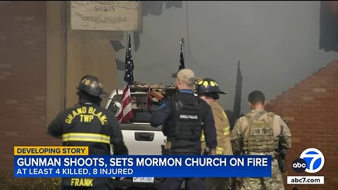 First responders looking for more possible victims in rubble of burned MI church 