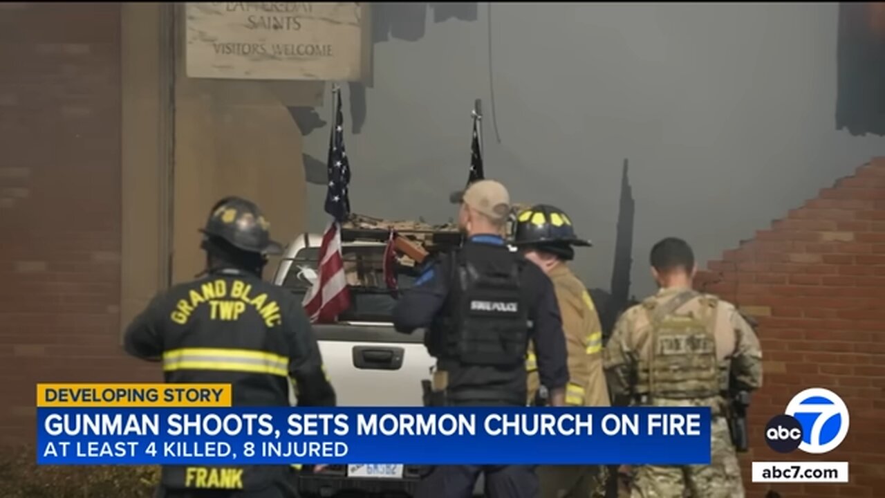First responders looking for more possible victims in rubble of burned MI church
