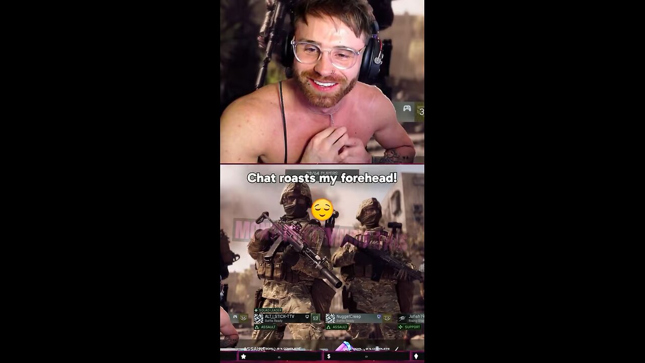 Flashbang Forehead?! Streamer Gets Roasted by Chat