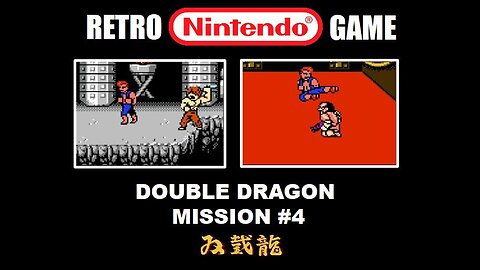 Double Dragon 1 (NES Nintendo) Mission 4: Full Level Complete Speed Run with Final Boss Battle