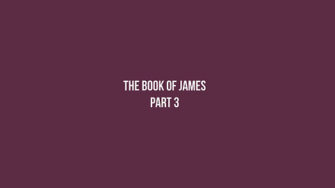 The Book of James: Who was it written to?