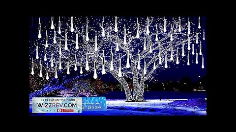 Kwaiffeo Christmas Lights Outdoor 24 Tubes(Equivalent to 3 Sets of 8-Tubes) Meteor Review