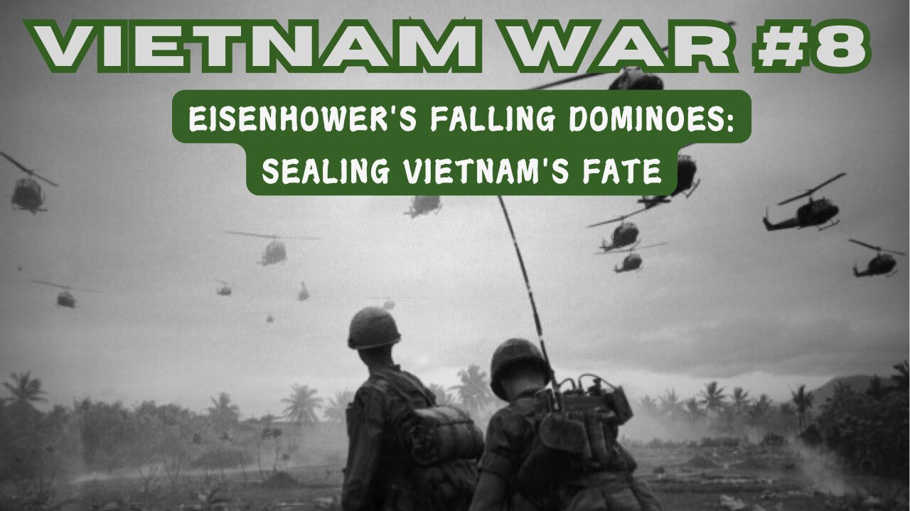 Vietnam War 8 - Eisenhower's Falling Dominoes: Sealing Vietnam's Fate #history #fyp #vietnamwar