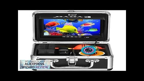 Underwater Fishing Camera 7 inch LCD Monitor Fish Finder Waterproof 1000TVL Fishing Review