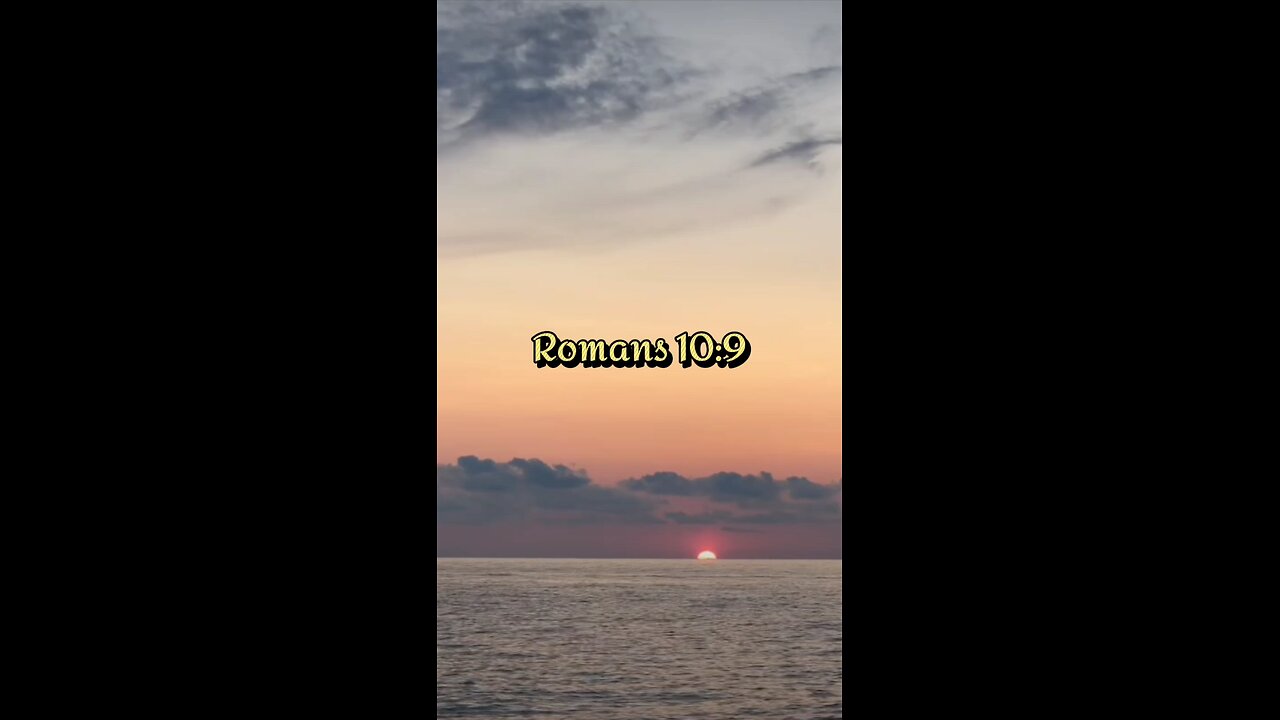 Romans 10:9 (NIV)