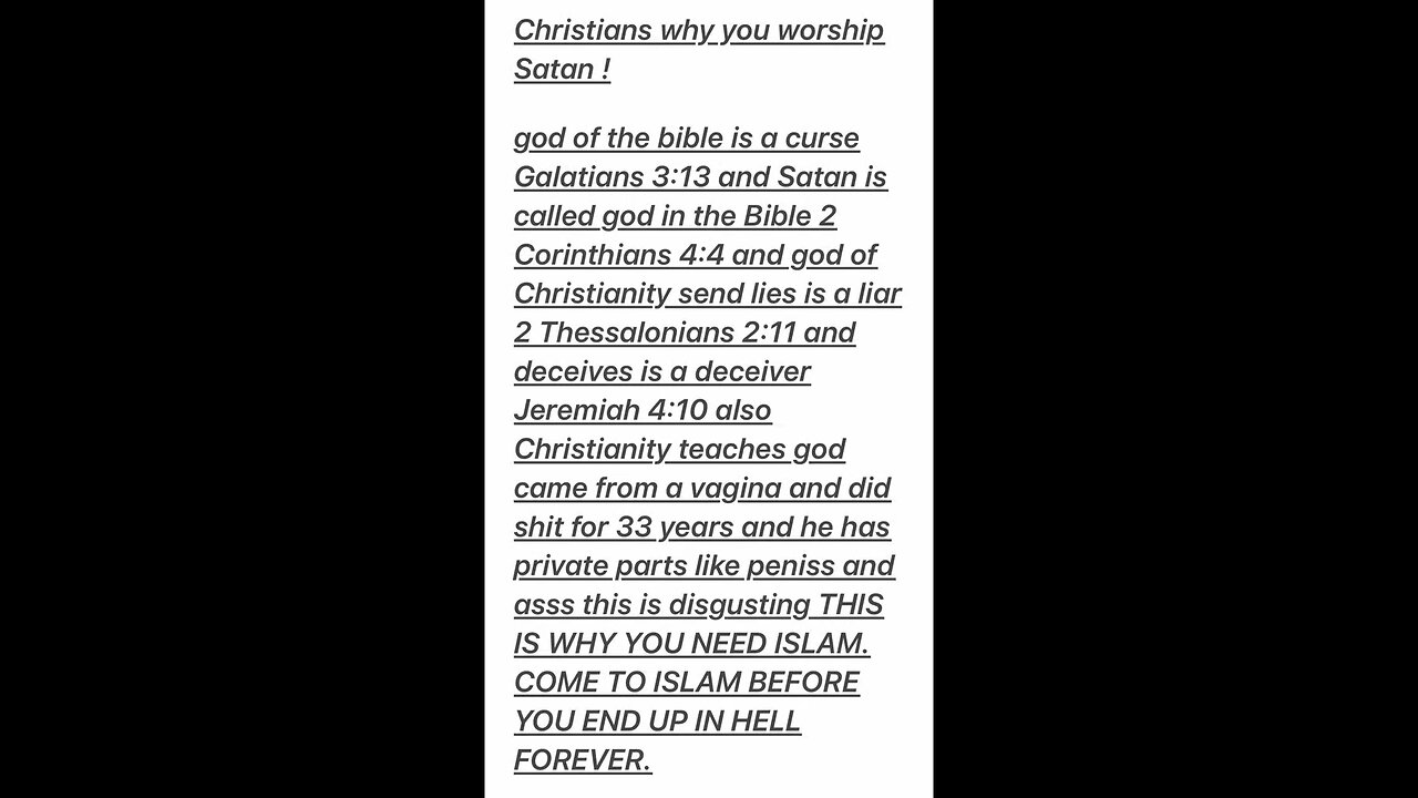 Wake up Christians
