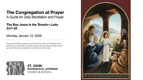 The Boy Jesus in the Temple—Luke 2:41-52