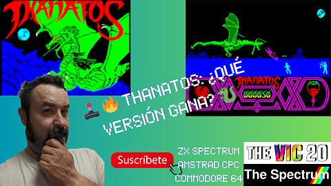 🔥🕹️ Thanatos 1986: Comparando ZX Spectrum, Amstrad CPC y C64 🎮🐉