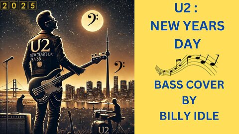 U2 - New Year's Day (Bass Cover) by Billy Idle (2025)