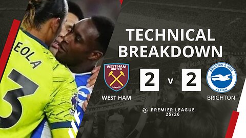CHAOS AFTER MISSED PANENKA! 😨 West Ham & Brighton Explode in Fiery 2-2 Draw! | Premier League