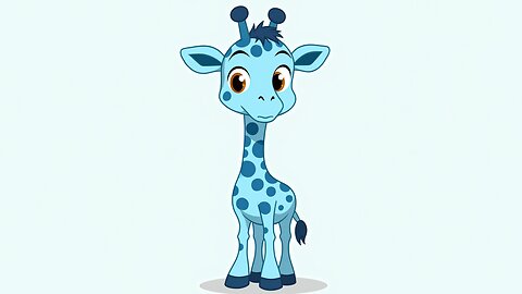 The Blue-Haired Giraffe