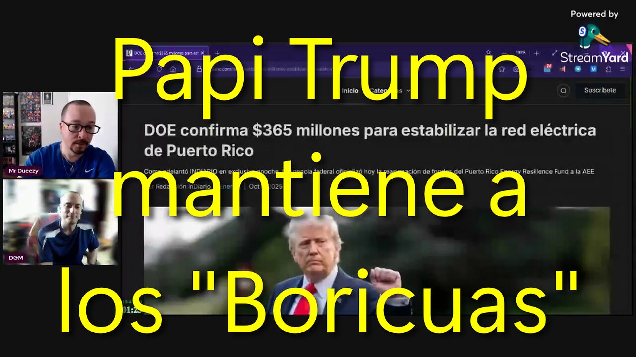 Papi Trump mantiene a los "Boricuas"