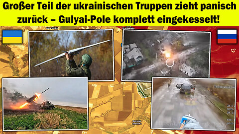 Großteil der ukrainischen Truppen flieht ⚔️ Gulyai-Pole von drei Seiten eingekesselt!💥🚀Ukraine krieg