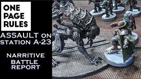 Assault on Station A-23. A narrative Grimdark Future Battle Report