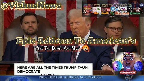 Trump Epic Address To Congress... #VishusTv 📺