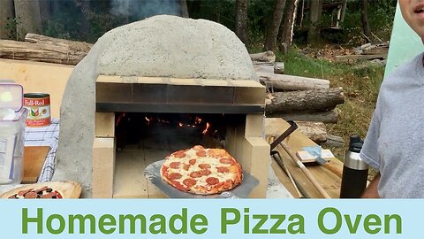 Homemade Pizza Oven on a Trailer