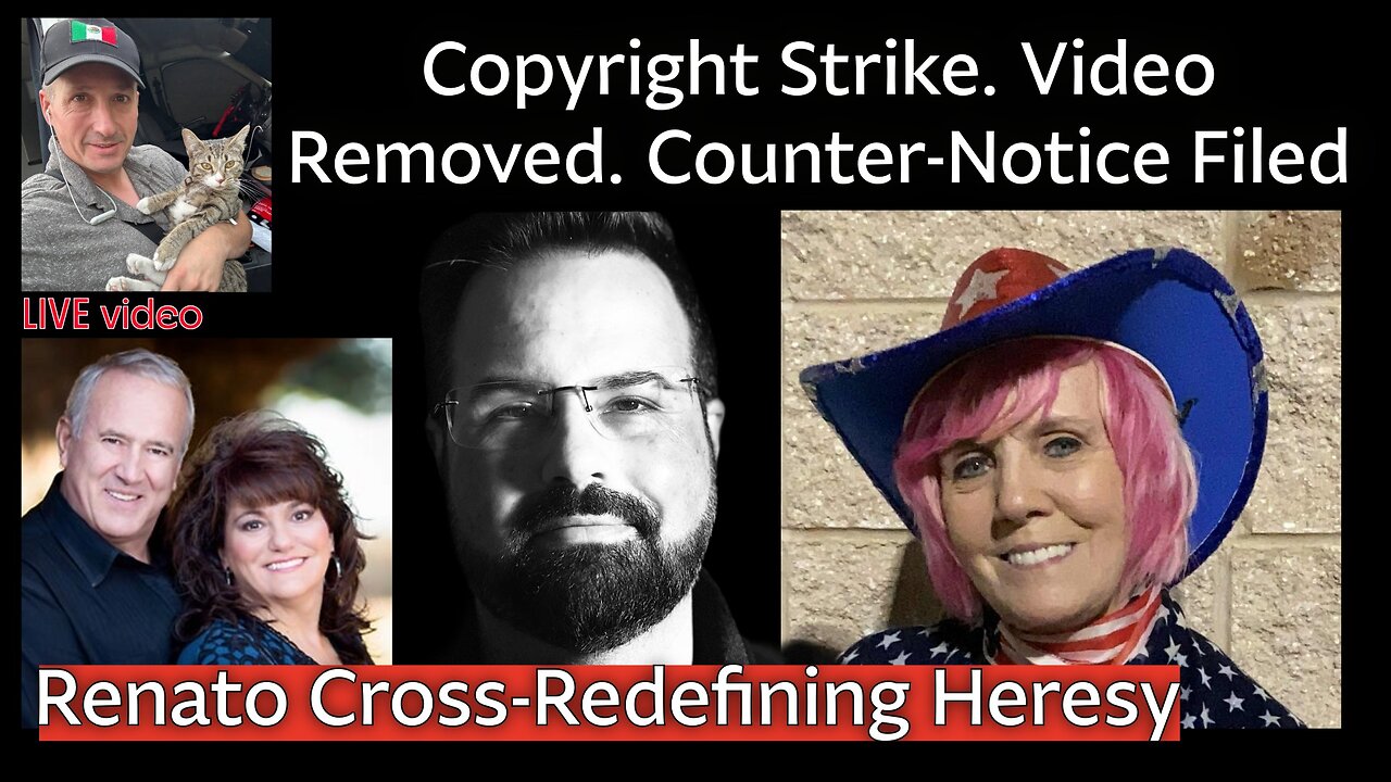 🚨 Kat Kerr and Renato Lunnon Copyright Strike. Video Removed. Counter-Notice Filed