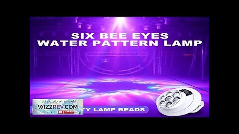 Moving Head Light Led Beam Light Six Bees Eyes 6x15W RGBW DMX512 Review